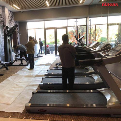 山东省平阴县碧桂园健身房图片 康宜健身器材案例