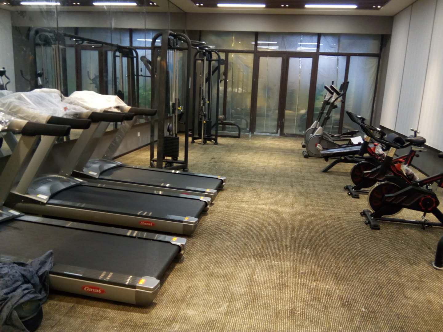 山东德州庆云碧桂园健身房案例 康宜健身器材制造商