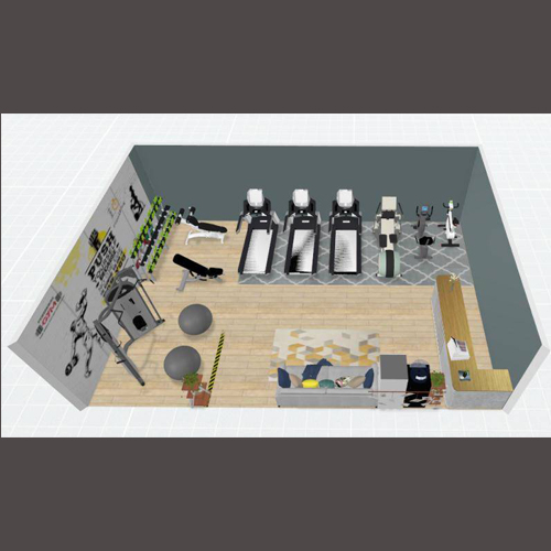 ¥149999--香格里拉五星酒店 康宜酒店健身房器材案列