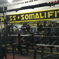 索马里健身房图片 康宜健身器材出口到索马里实例