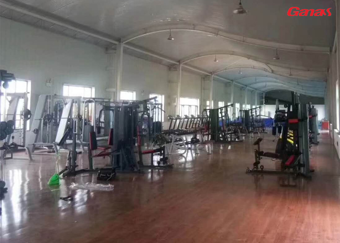 河南军区8680部队健身房图片 康宜武警健身器材案例展示