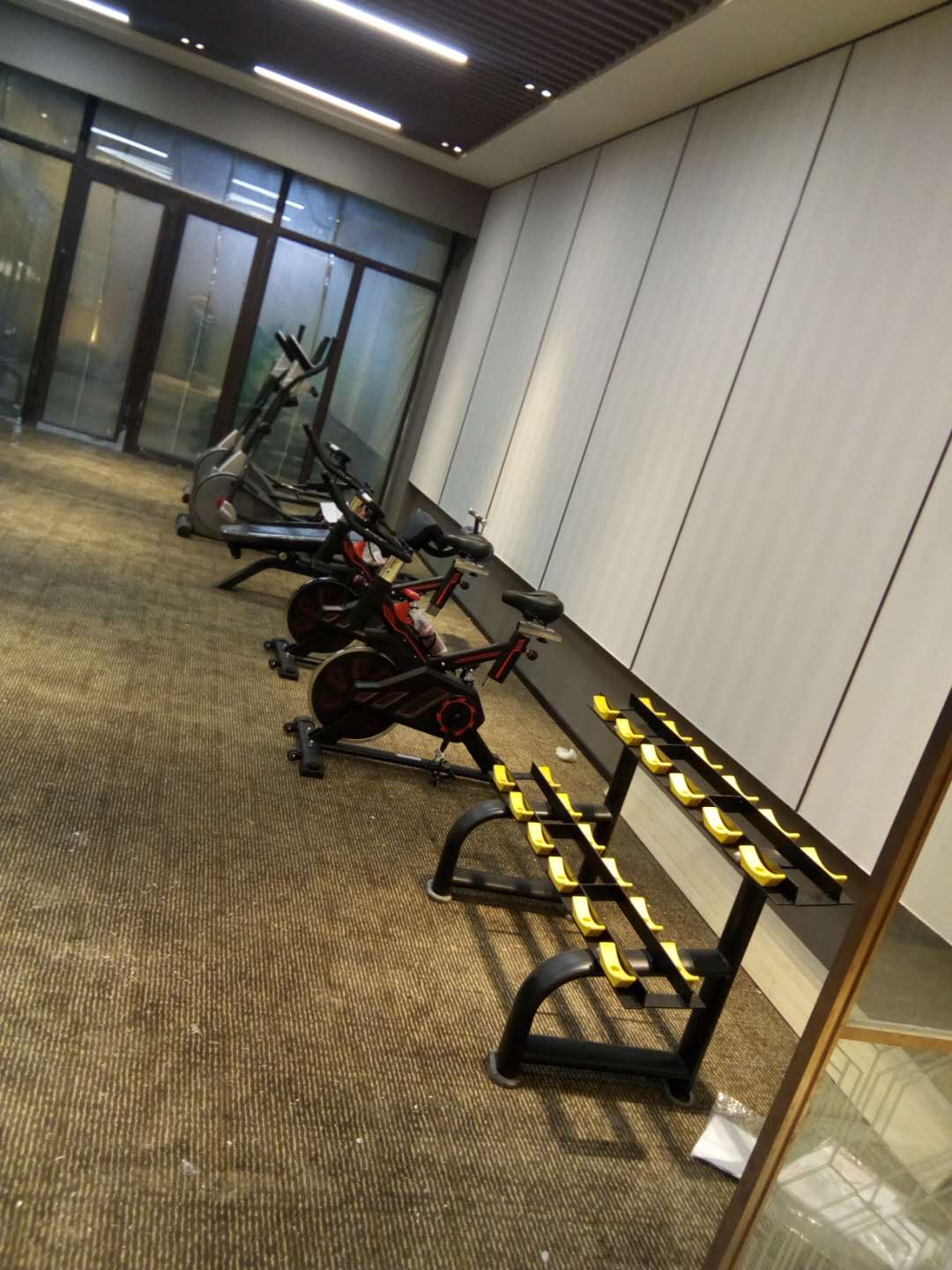 山东枣庄市中碧桂园健身房案例 康宜健身器械批发