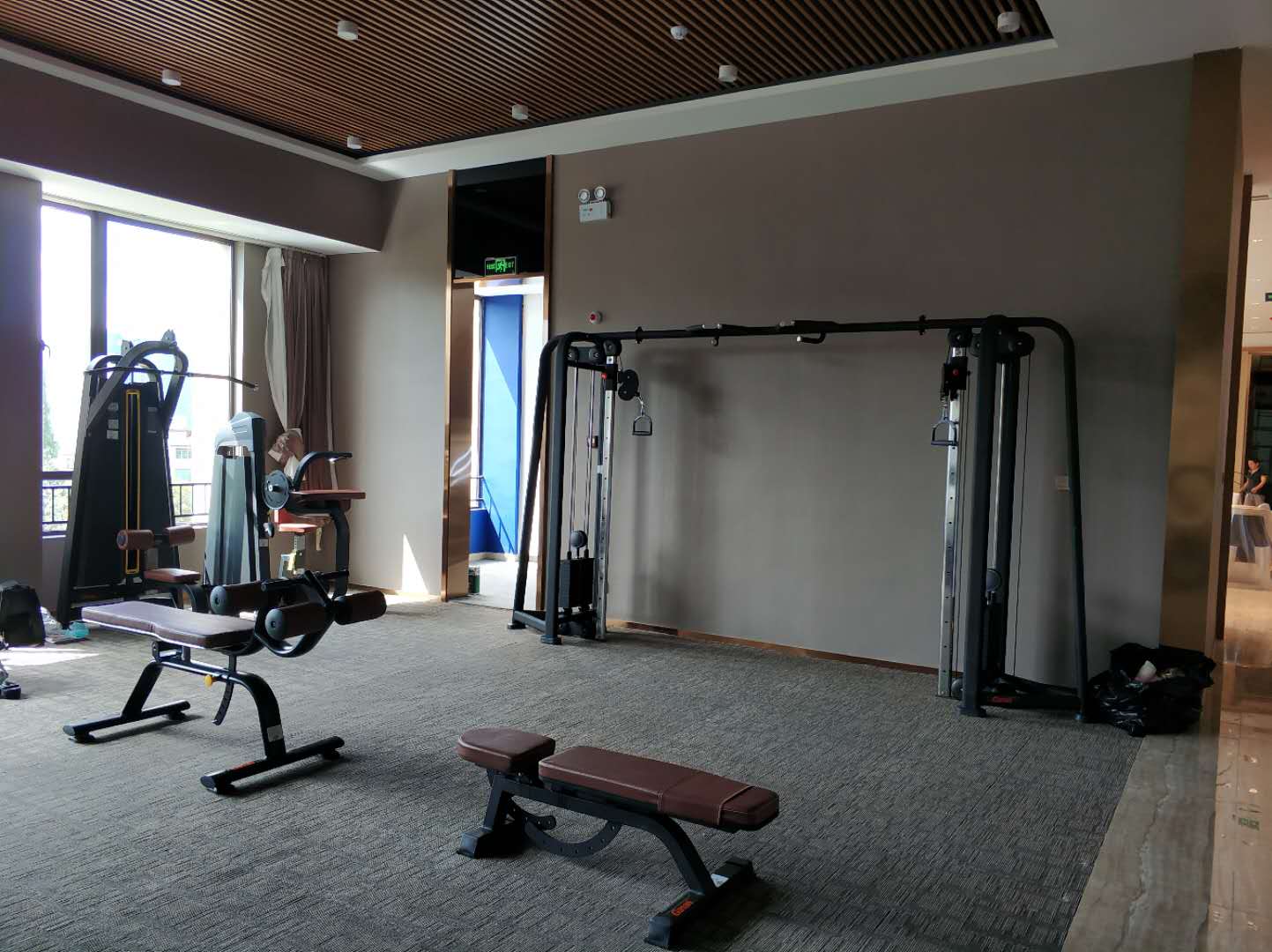 湖南炎陵碧桂园酒店健身房图 康宜健身器材生产厂 湖南炎陵碧桂园酒店健身房图 康宜健身器材生产厂