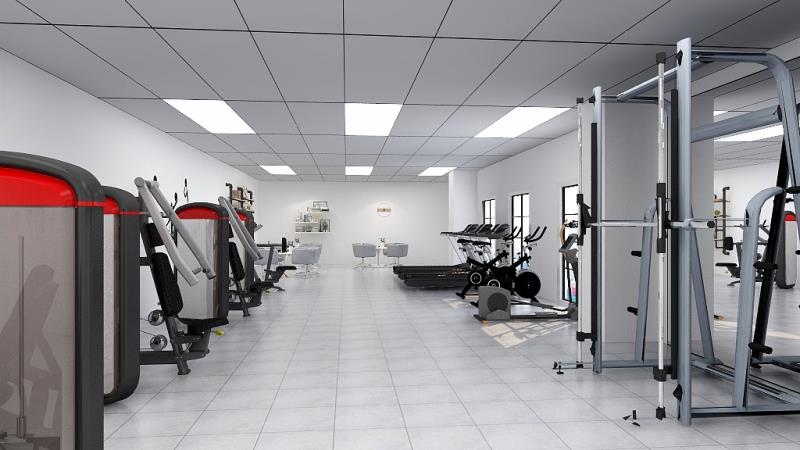 160㎡学院健身房配置方案 
